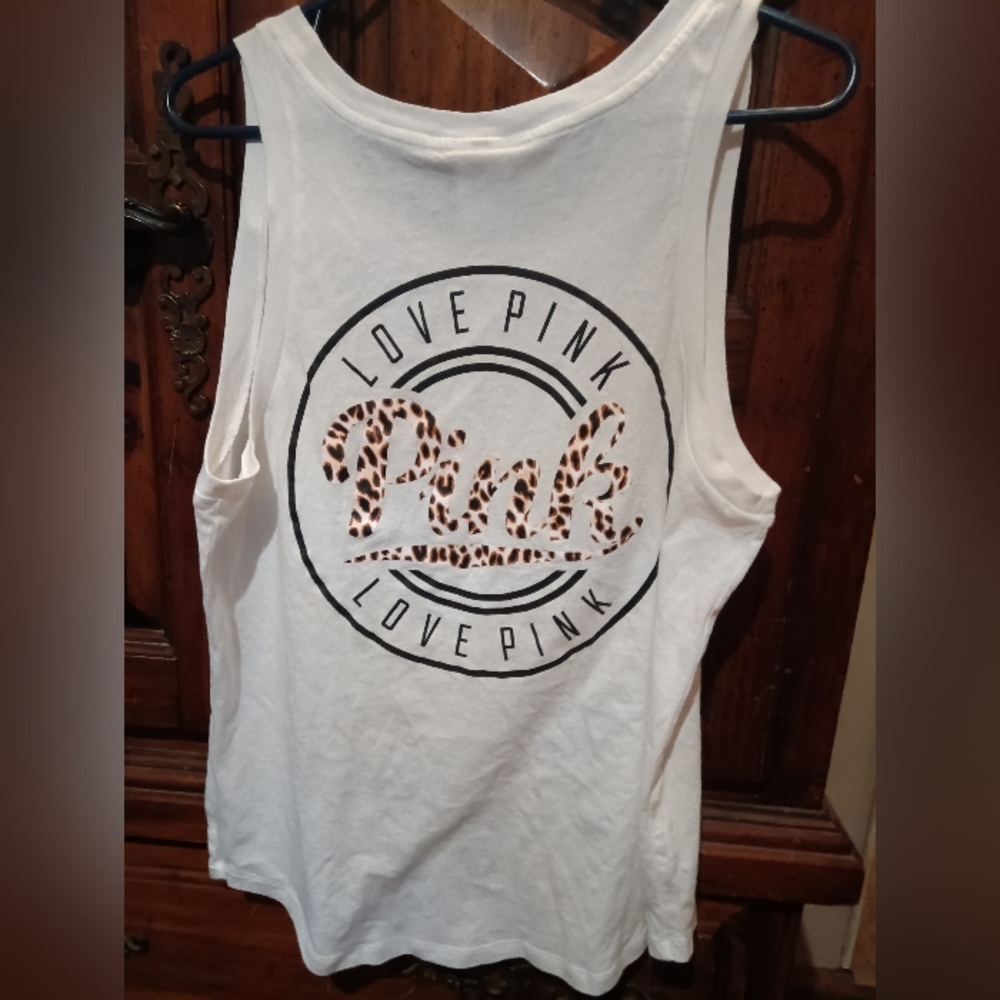 V.S Pink Cheetah tank top
